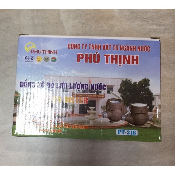 Đồng hồ đo lưu lượng nước Phú Thịnh PT316