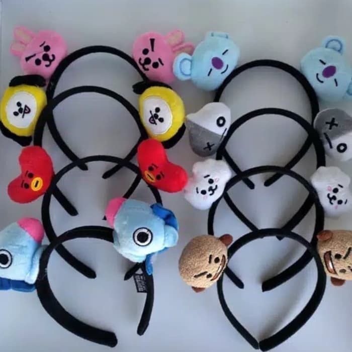 Băng Đô Cài Tóc Họa Tiết Bt21 Bts Dễ Thương