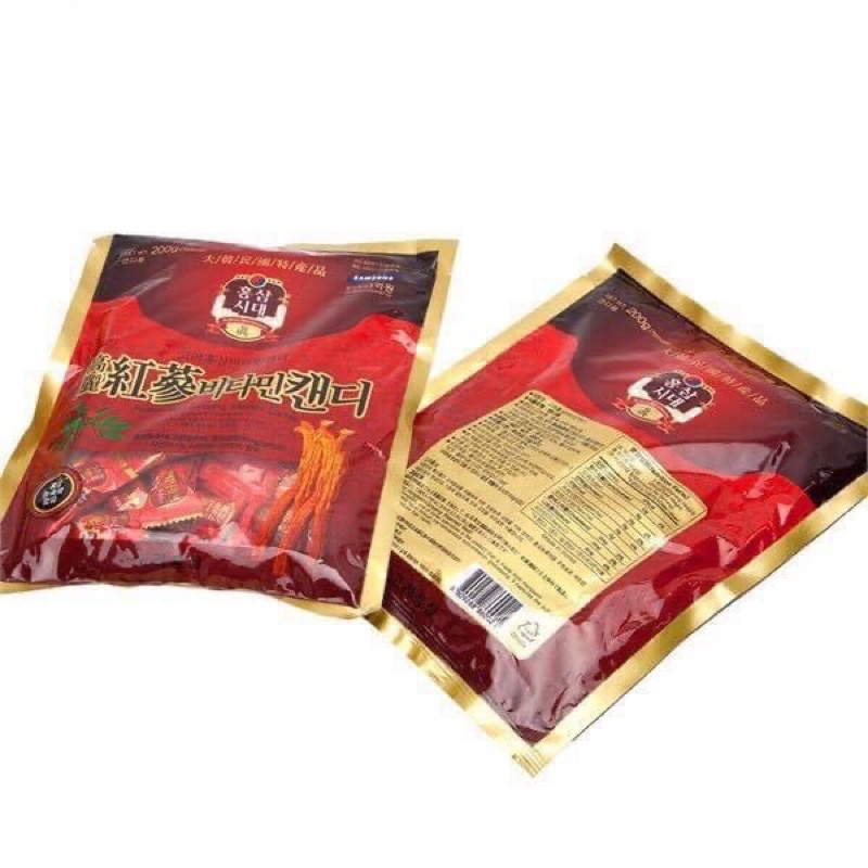 KẸO SÂM HÀN QUỐC 200Gr (Loại Cứng)