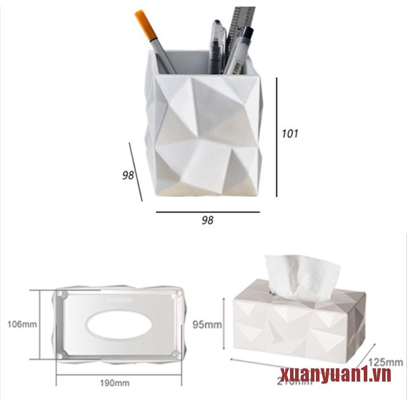 XUAN Home desktop remote control storage box tissue box creative home decoratio