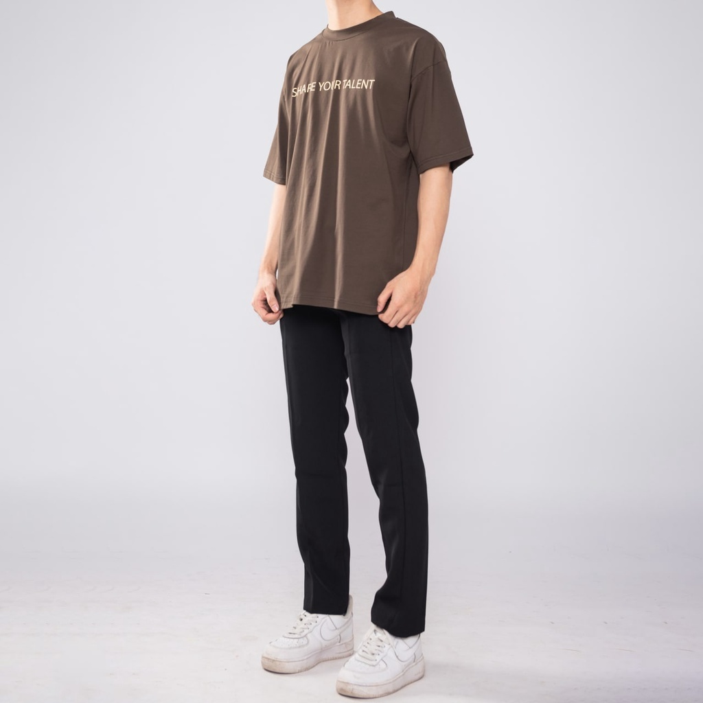 Quần tây âu nam Hàn Quốc  dáng ống côn chất vải tuyết mưa cao cấp không nhắn không xù đứng form - MALTRIK