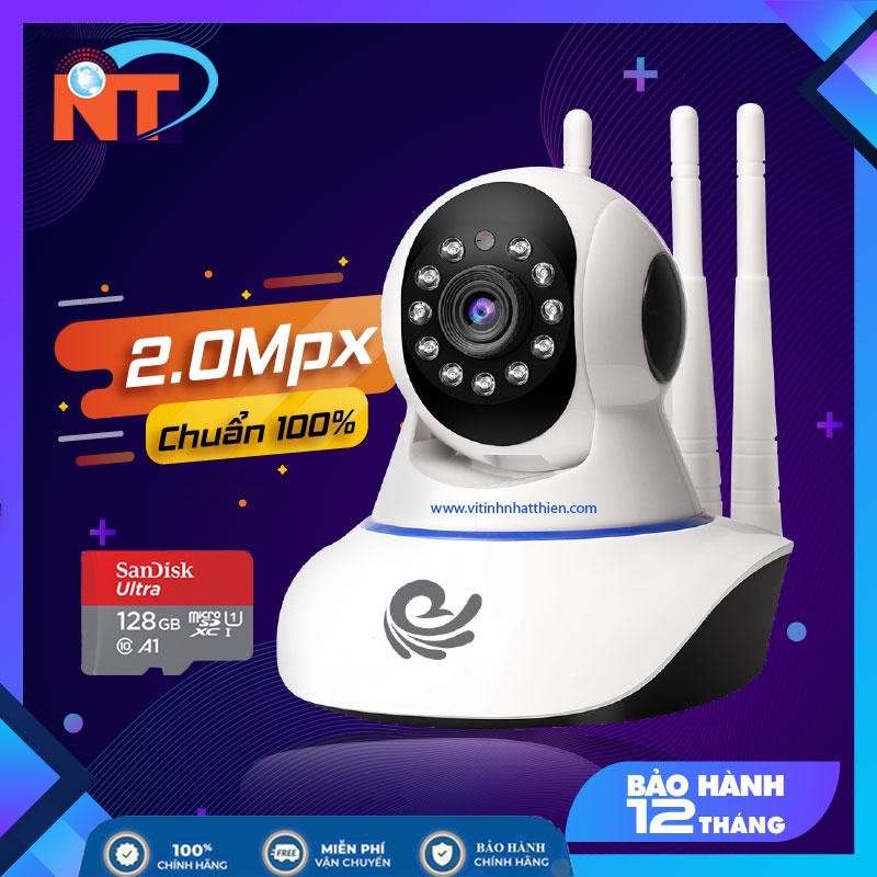 Camera Wifi YOOSEE YS1021 FULL HD 1080P, MẪU MỚI 2022 xoay 360 độ, Độ Phân giải FULL HD 1080P - bảo hành 12 tháng