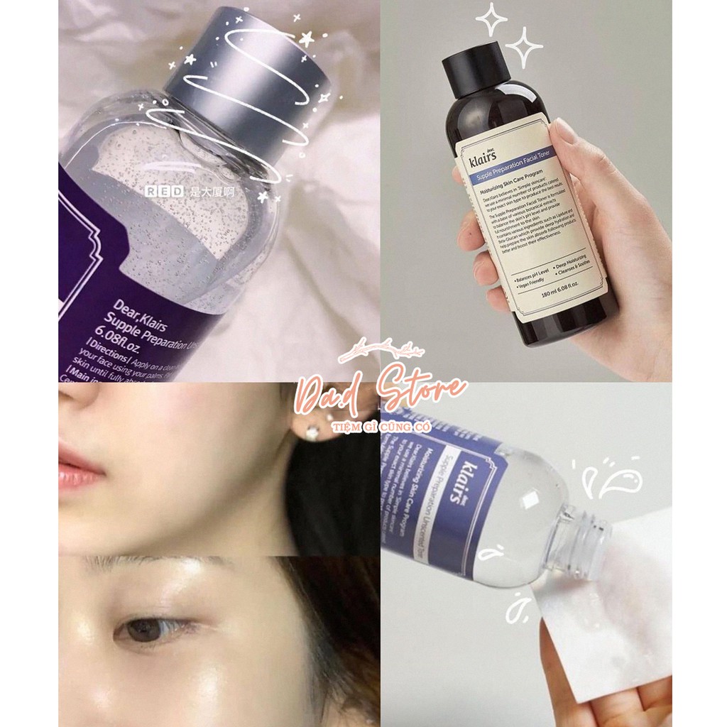 𝐇𝐚̀𝐧𝐠 𝐀𝐮𝐭𝐡 Nước hoa hồng lành tính KLAIRS PREPARATION FACIAL toners