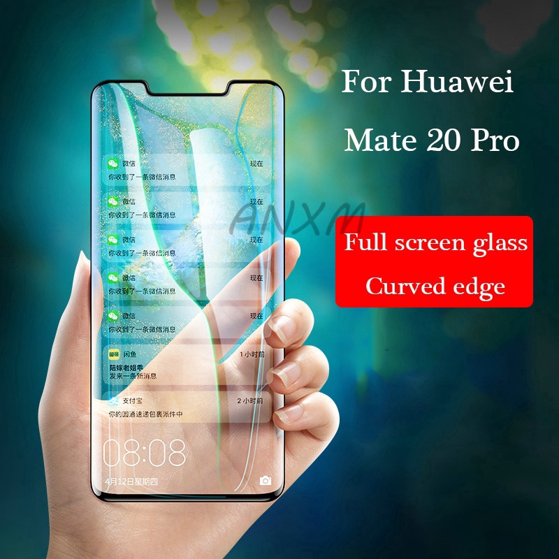 Kính cường lực tráng gương màn hình cong 5D cho Huawei Mate 20 Pro