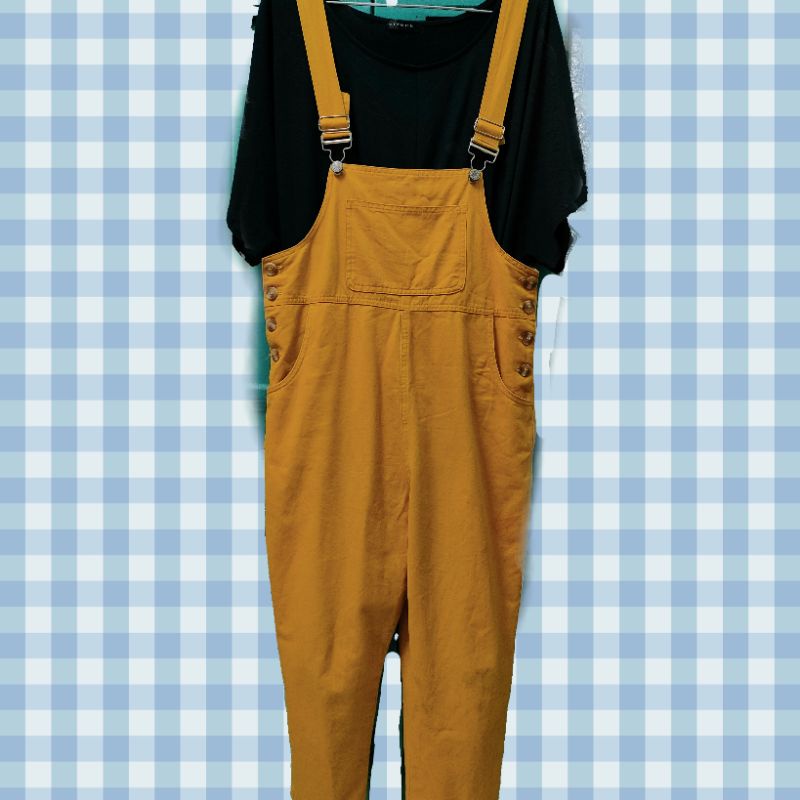Set yếm quần jean vàng cá tính :3