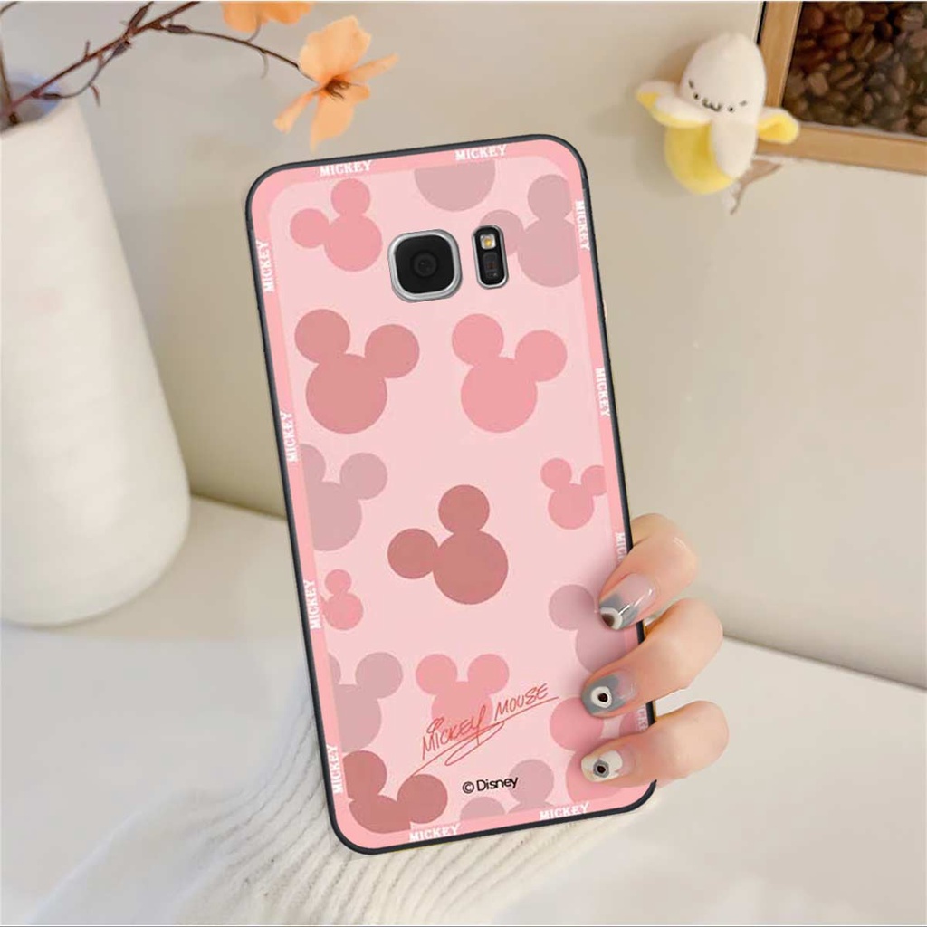 Ốp lưng điện thoại Samsung S6 / S6 EDGE / S7 / S7 EDGE hình mic key min nie mouse thời trang, vỏ ốp rẻ đẹp