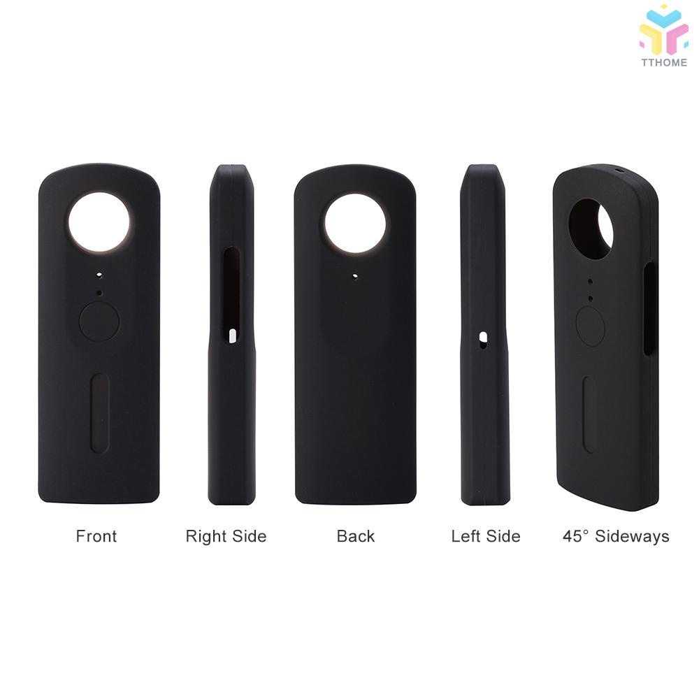 Vỏ Silicon Bảo Vệ Ống Kính Máy Ảnh Andoer Cho Ricoh Theta V 360 Độ