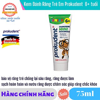 [HÀNG ĐỨC]  Kem Đánh Răng Trẻ Em Prokudent 6+ Tuổi