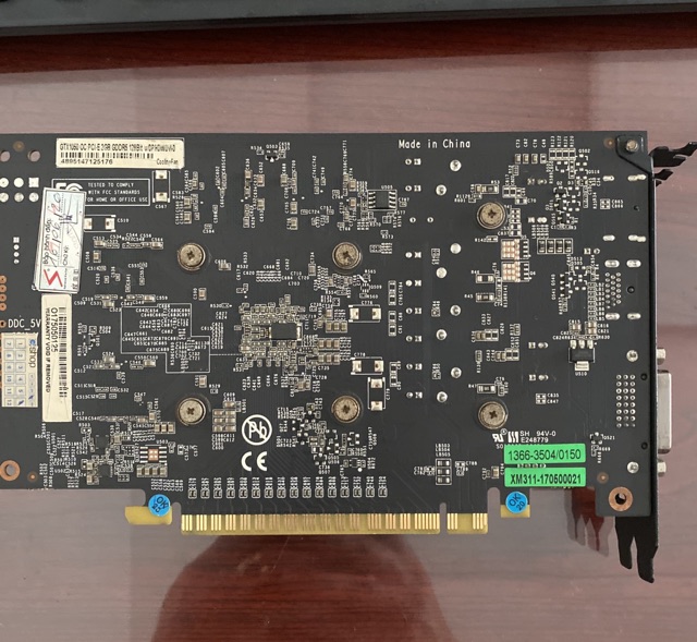 Vga (Card màn hình) Galax GTX 1050Ti 4GB DDR5 128 bít