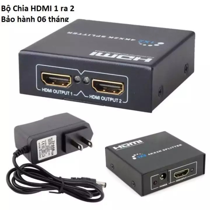 [Loại 1] Bộ chia HDMI 1 ra 2 cho hình ảnh, âm thanh sắc nét