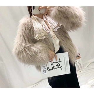 𝐇𝐀̀𝐍𝐆 𝐂𝐀𝐎 𝐂𝐀̂́𝐏. Áo Khoác Lông Cổ Ren Vintage (ẢNH THẬT Ở CUỐI)