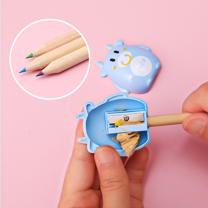 Combo 2 cái gọt bút chì hình trâu dễ thương