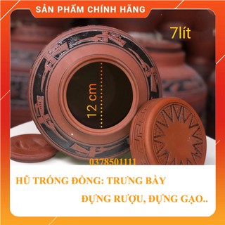 Chum gốm trống đồng bát tràng, gốm đặng gia bát tràng 5-10l