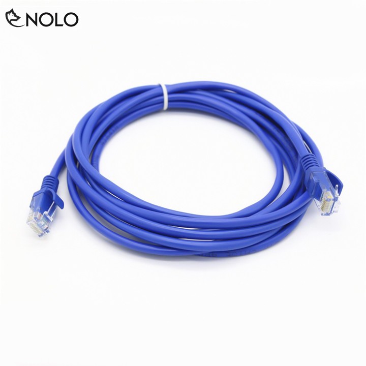 Cáp Mạng Lan RJ45 2 Đầu Bấm Sẵn LXFCAT5E Dài 1.5m 3m 5m 10m 15m Tương Thích Tốt Không Kén Máy