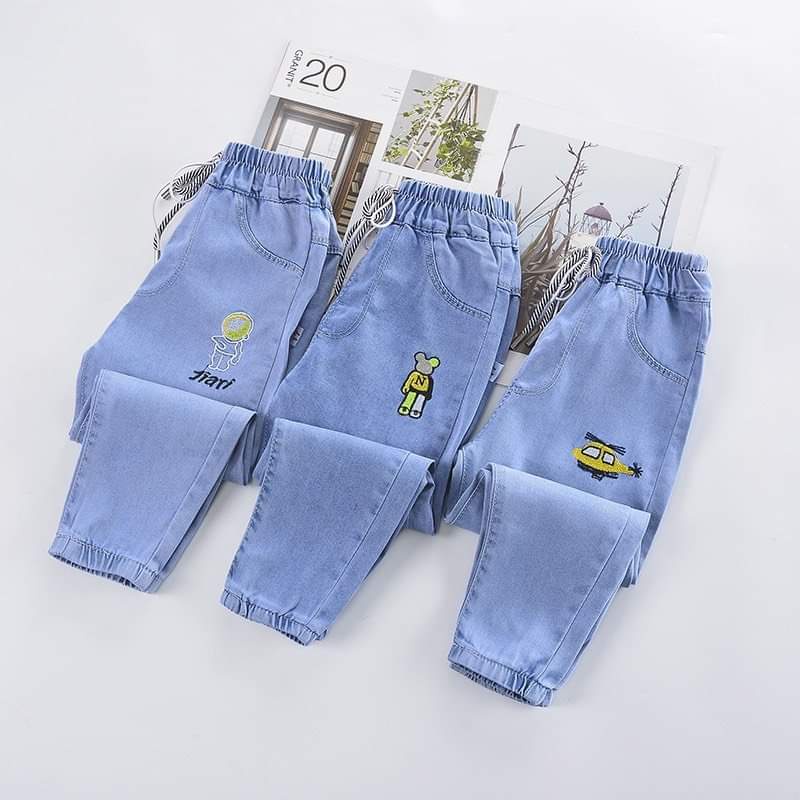 Quần Bò Giấy Siêu Mềm Mát Hàng Cao Câp Cho Bé( size 8-45kg)