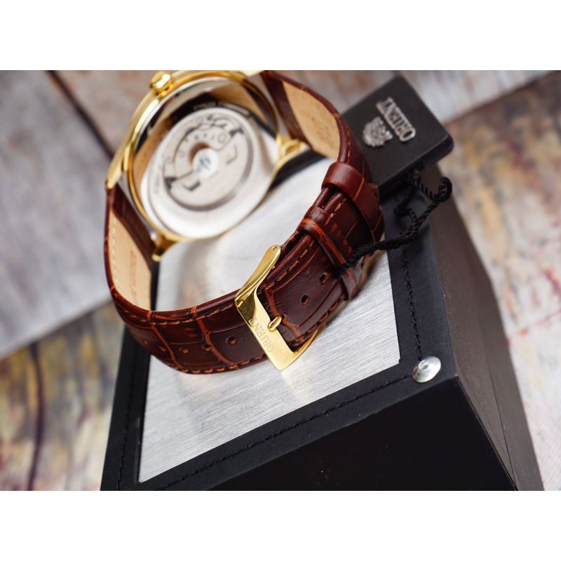 Đồng hồ Nam dây da Orient Caballero Gold FAG00002W0