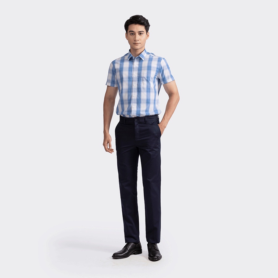 Quần kaki nam ARISTINO phom suông vừa, đường may tỉ mỉ, thiết kế chỉn chu, lịch lãm - AKKR06