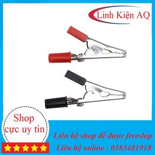 Kẹp Cá Sấu 35mm - 10A( Đỏ - Đen)