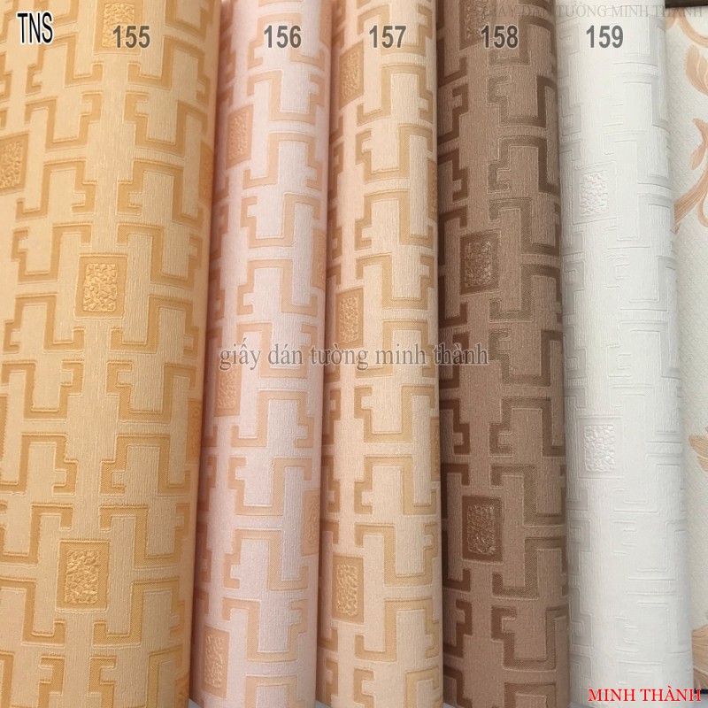 giấy dán tường dán phòng thờ , hoa văn phật giáo ,giấy lụa không keo ,khổ 53cm,dán phòng khách ,phòng ngủ