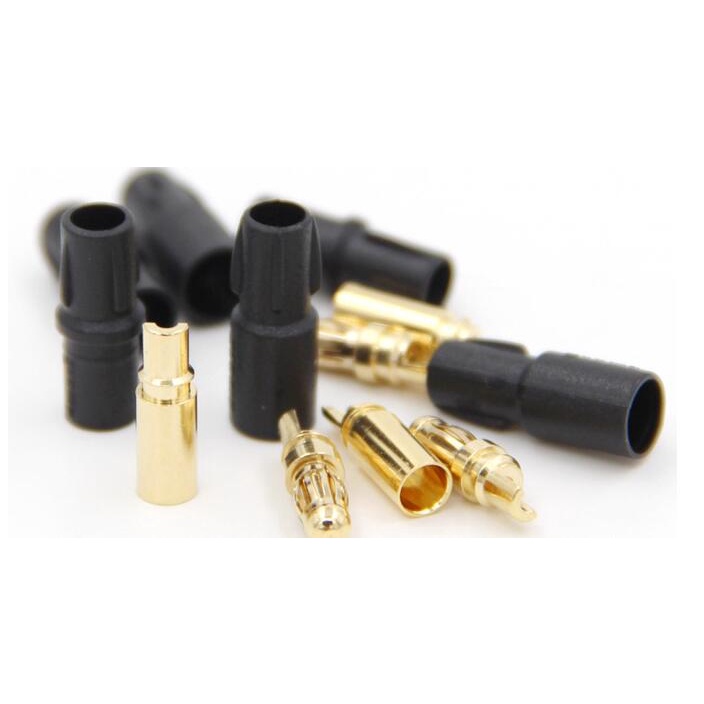 Bộ 20 Đầu Nối Mạ Vàng 3.5mm SH3.5 Kèm Vỏ Bảo Vệ Cho Điều Khiển Từ Xa