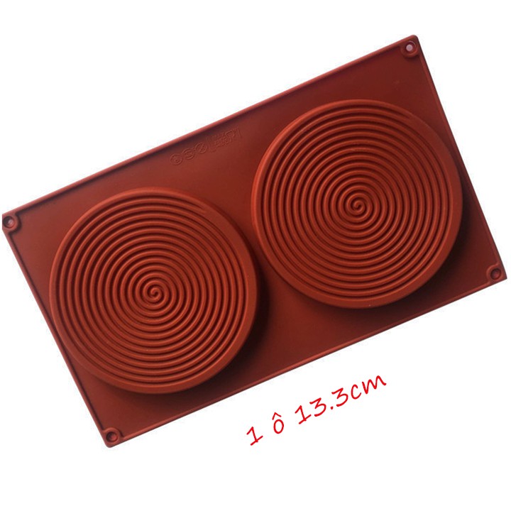 HCM - Khuôn silicon đổ socola, rau câu pudding, bánh nướng sóng tròn