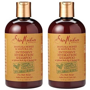 Dầu Gội Cho Tóc Siêu Khô, Hư Tổn Nặng SheaMoisture Manuka Honey & Mafura Oil Intensive Hydration