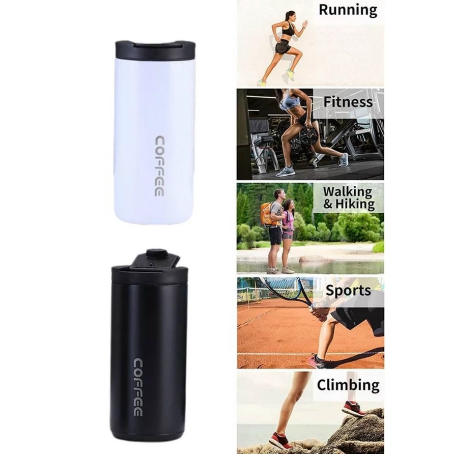 Cốc Giữ Nhiệt COFFEE Ly Giữ Nhiệt Inox 304 Chống Đổ Đựng Nước Nóng Nước Lạnh Giữ Nhiệt An Toàn Sức Khỏe