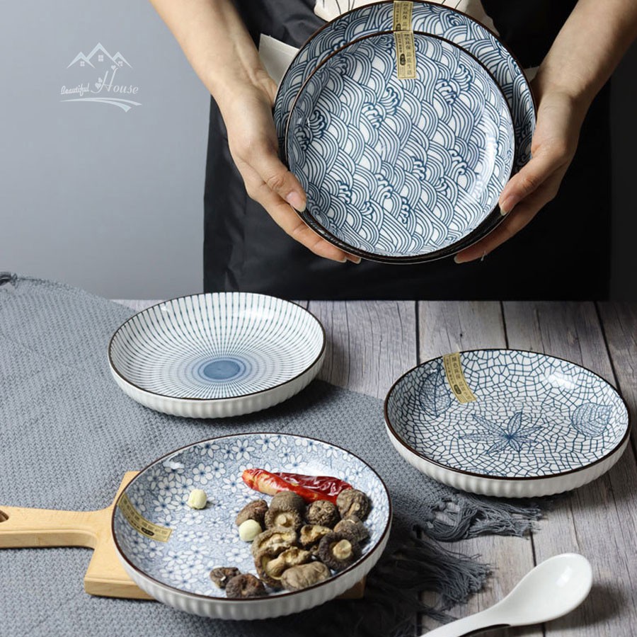 Bộ Bát Đĩa Cao Cấp [32-33 MÓN] - Bộ Bát Phong Cách Nhật Bản - BA08