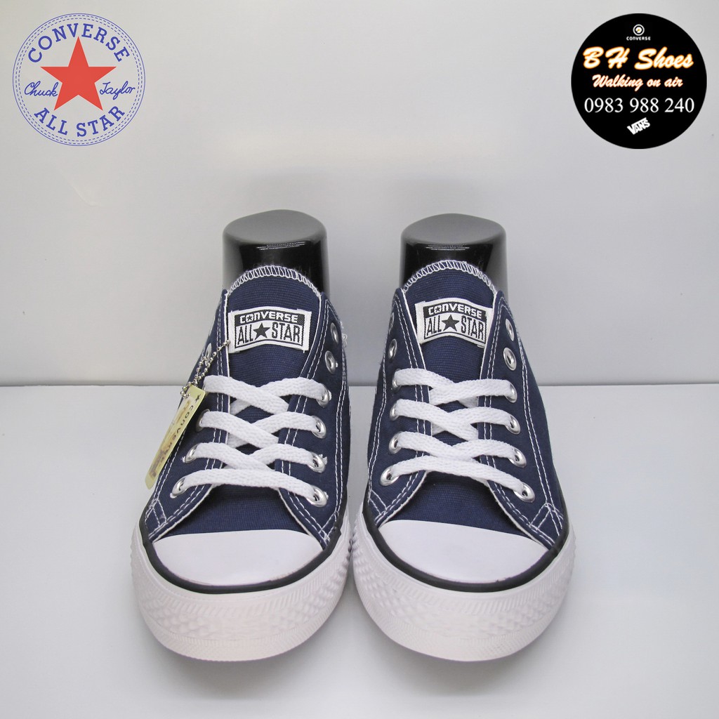 [Hộp CV] Giày CV Converse classic cổ thấp cổ điển vải canvas nam nữ cao cấp đầy đủ tem, tag, tặng kèm hộp hãng.