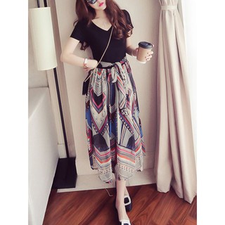 Đầm maxi voan