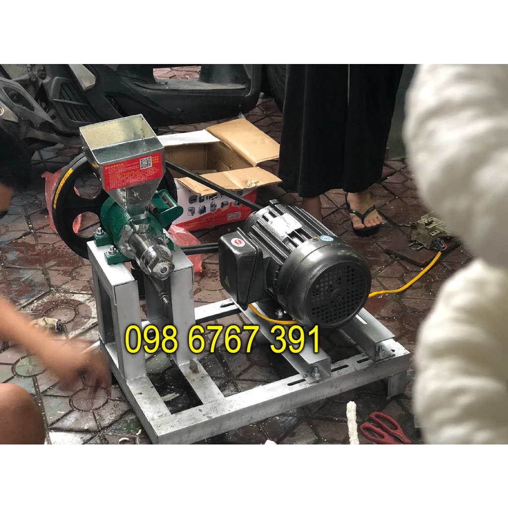 Máy nổ bỏng 1 pha / 3 pha - Máy đùn bánh ống bỏng sâu 7 béc