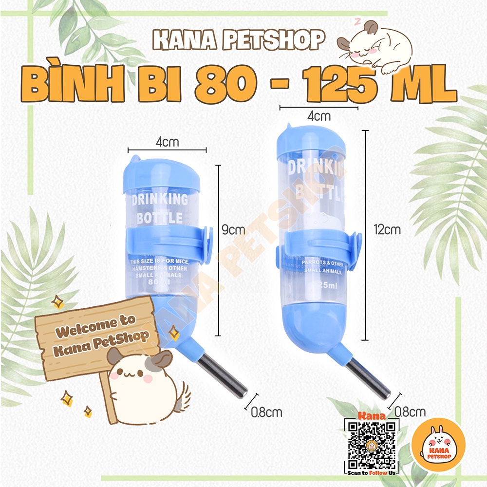 Bình Bi Hamster 🐹FREESHIP🐹 Bình Nước Landpet Hamser, Nhím và các động vật nhỏ .....