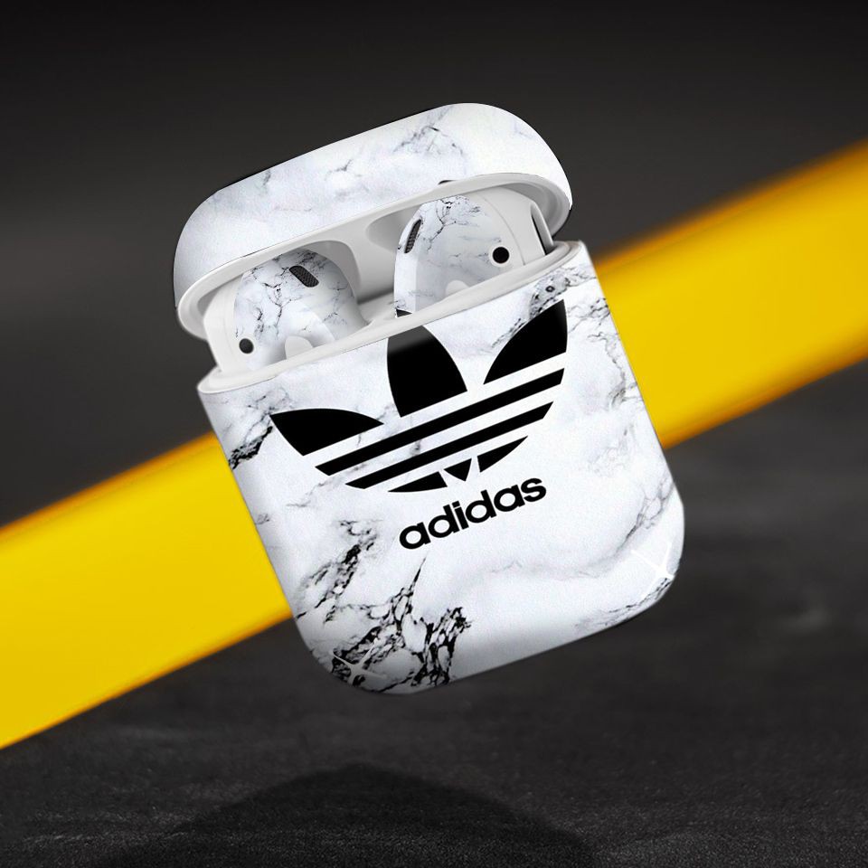 Miếng dán skin cho AirPods in hình Adidas - Das1007 (AirPods ,1 2, Pro, TWS, i12)