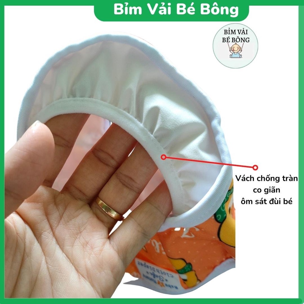 [SIÊU RẺ] - Vỏ Bỉm Vải Babu Nature Có Vách Ngăn Chống Tràn Hiệu Quả, Size M, L (Chưa Kèm Lót Bỉm)