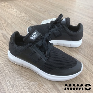 Giày sneaker Orban đen đế trắng kẻ vuông êm nhẹ cho nam nữ