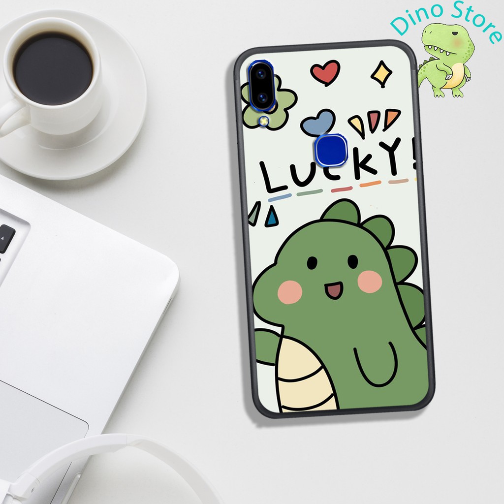 ỐP LƯNG VIVO V9/V85,  IN HÌNH KHỦNG LONG NGỘ NGHĨNH VÀ CUTE