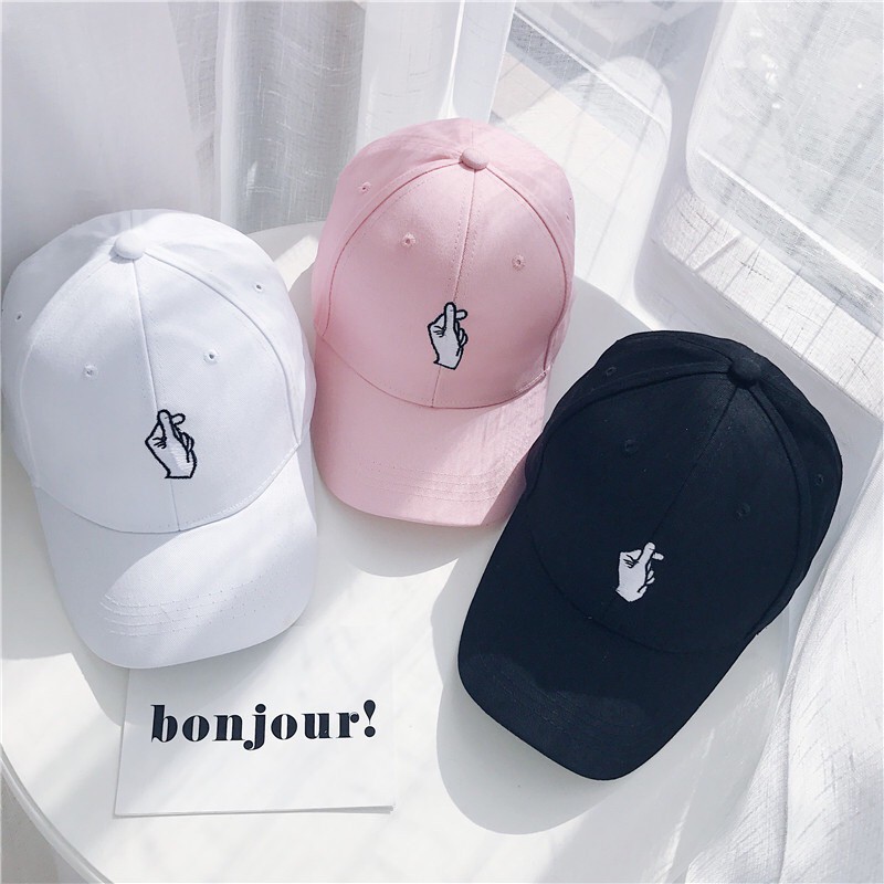 Mũ nón lưỡi trai thêu chữ đứng form, chất đẹp, dùng cho nam và nữ - Mã NKTH01
