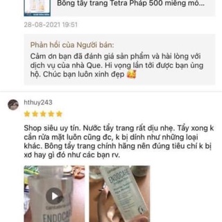 Nước tẩy trang Endocare Hydractive Micellar Solution Agua Micelar