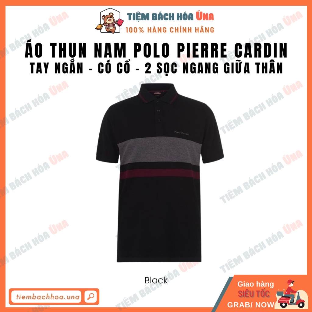 Áo thun nam polo Pierre Cardin 3 sọc cao cấp