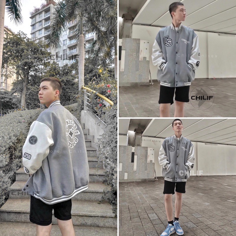 Áo Khoác BOMBER nỉ tăm nhung ♥️ màu Nâu/ Xám ( Hình thật của Shop 100% chất xịn dày form rộng chuẩn xịn giá Rẻ Cực )