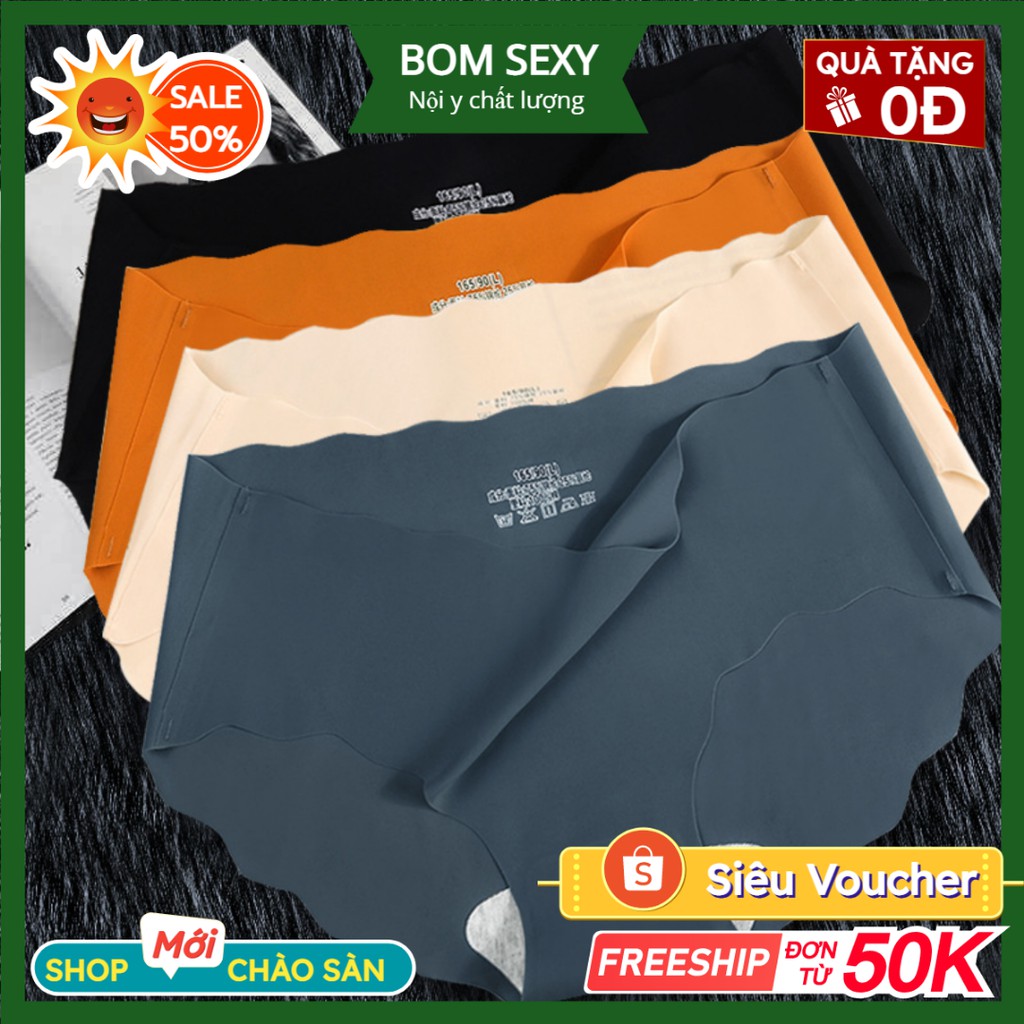 Quần lót nữ 💚FREESHIP💚 Quần lót nữ thun lạnh – Quần lót đúc su lượn sóng không đường may gợi cảm