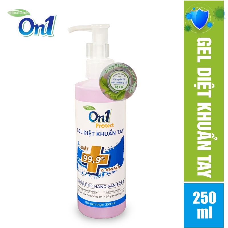 Gel rửa tay khô diệt khuẩn On1 hương Bamboo Charcoal 250ml C0102