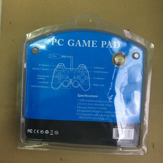 Tay bấm điện tử (gamepad) ew 2008d cổng usb