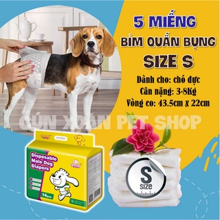 Combo 5 miếng Bỉm cho chó Sumiho (Đực/Cái)