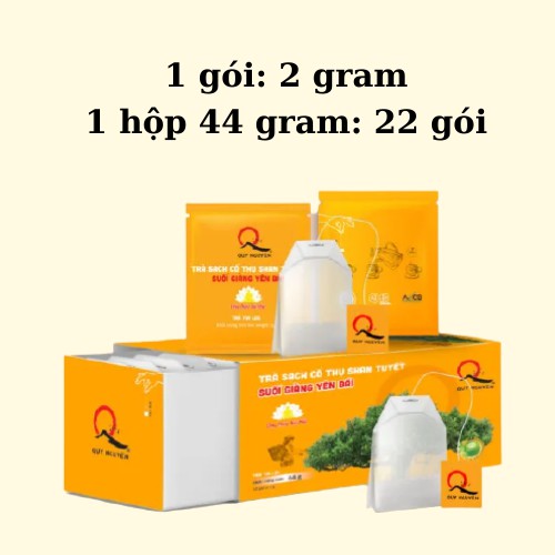 Trà túi lọc Bancha Quy Nguyên (trà 3 năm) 44gram