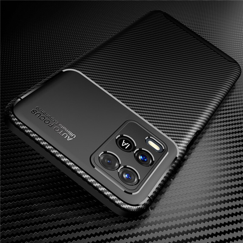 Ốp Điện Thoại Mềm Họa Tiết Sợi Carbon Cho Oppo A54 A94 A74 5g | BigBuy360 - bigbuy360.vn