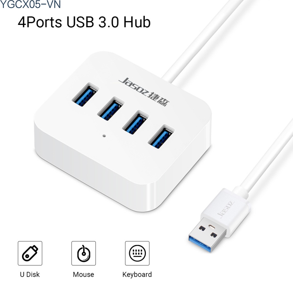 Bộ Chia 4 Cổng Usb 3.0 Jasoz F110 Cho Laptop Pc | BigBuy360 - bigbuy360.vn