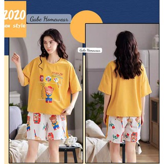 Sét bộ thun short người lớn chú gấu