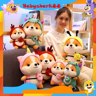 Gấu Bông Chó Shiba Cosphay, Hot Trend, Cực Cute, Dễ Thương, Chất Liệu Bông Êm Ái, Mềm Mại