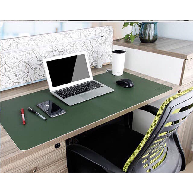 Miếng lót chuột, bàn di chuột  50x100 CM kiêm deskpad thảm da trải bàn làm việc chống nước